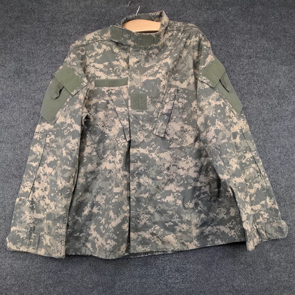 U.S. Military Mens Army Combat Uniform Digital Camo Coat Green Tan Size L - Picture 2 of 14
